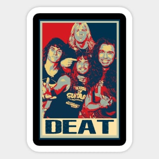 Metal Legends Rise Deat Band Apparel That Commands Attention Sticker